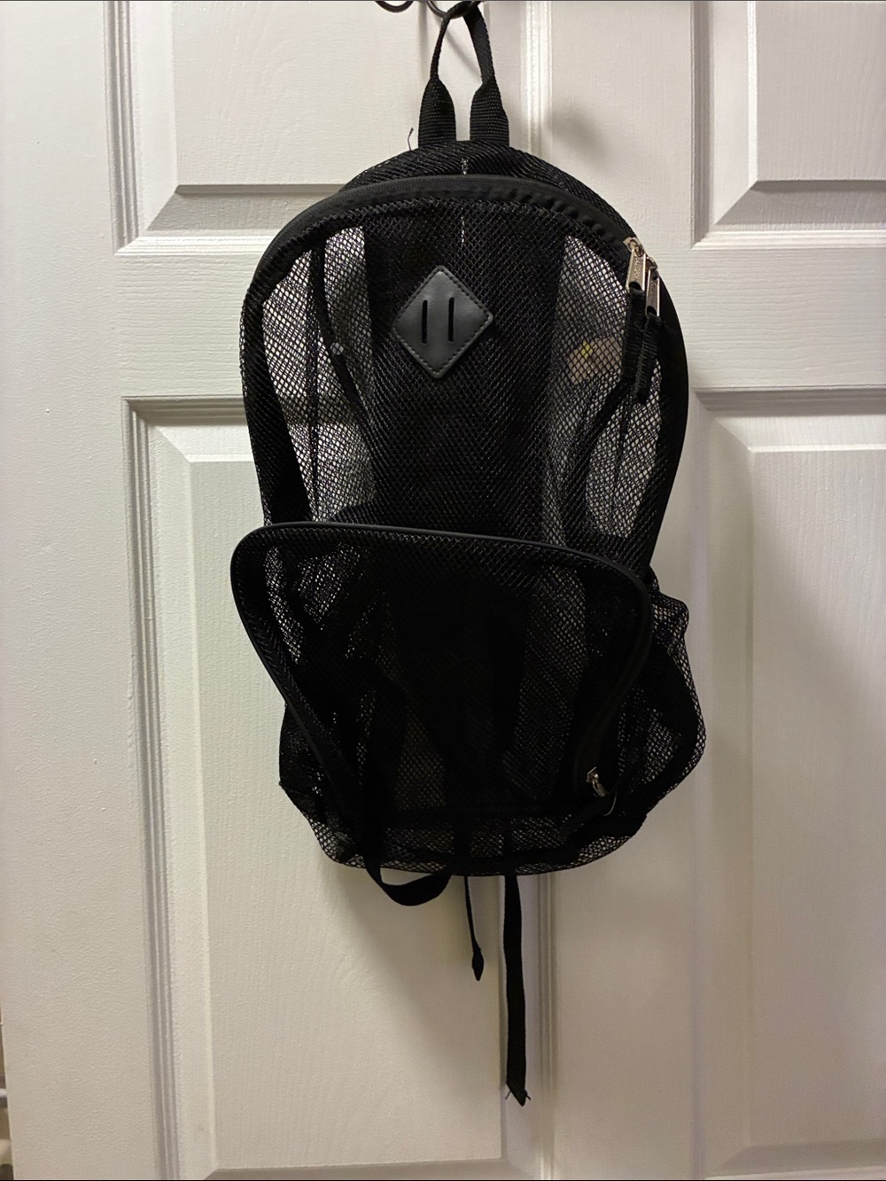 Eastport Pro Bungee Black Mesh Backpack - Men's Lightweight Organizer,